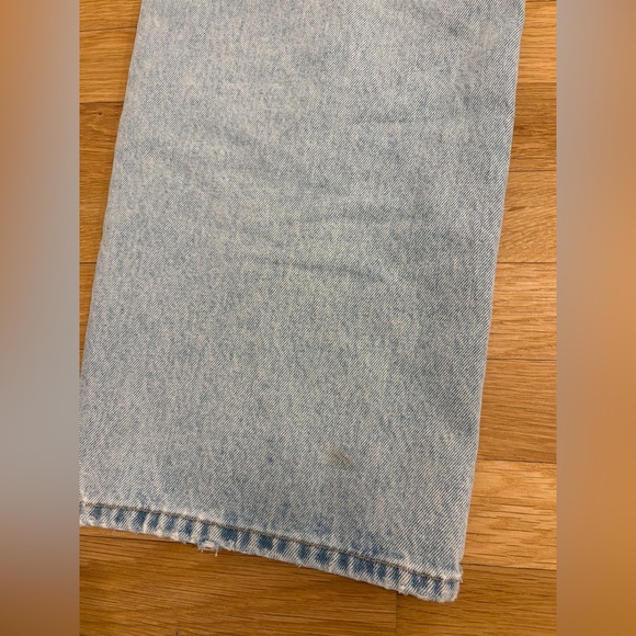 Free People Deep Trance Dropped Boyfriend Jeans Sweet Dreams Light Wash Size 26 - Picture 6 of 7